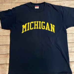 Mens VTG Champion Michigan T shirt size L